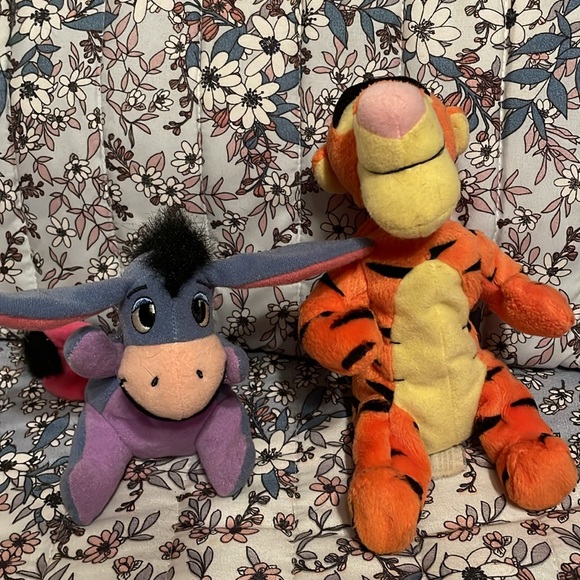 Tigger & Eyore stuffed bean bag toy-from winnie the pooh-Mattel, Disney - Picture 2 of 8